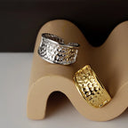 Beaten Dots Irregular Ring R110