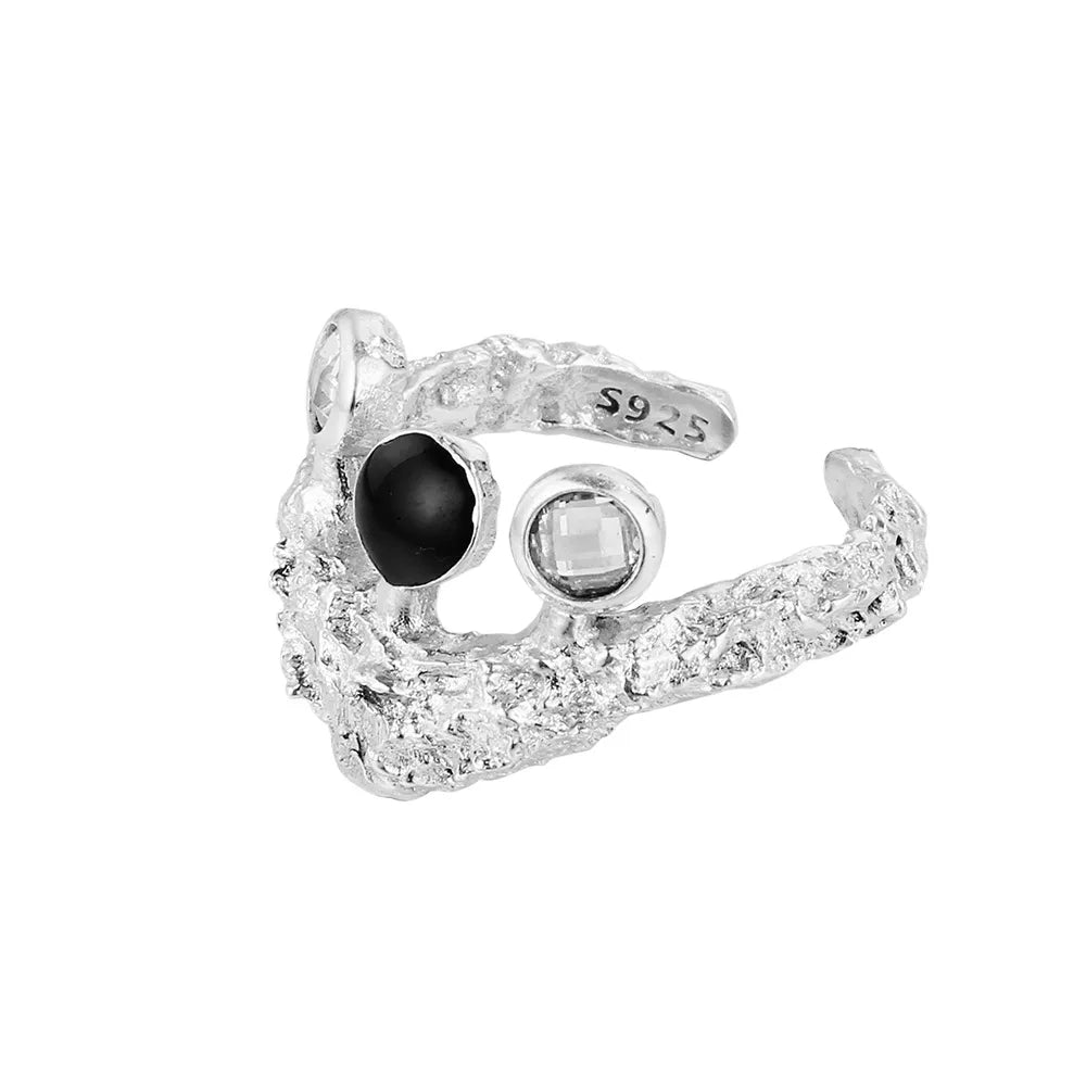 Textured Crown Designer Ring R1164