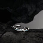 Mint Enamel Irregular Ring R1176