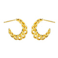 Braided Filigree Hoop Earrings E1032