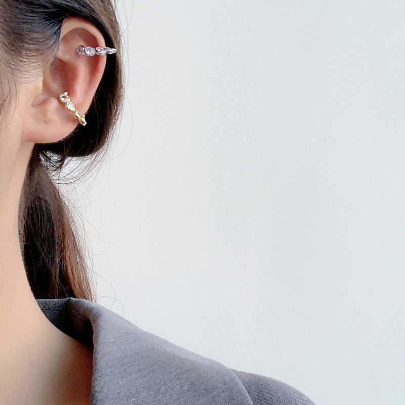 CZ Garland Ear Huggies E1086 1 Piece