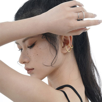 Paved Hoops Ear Cuff E1022 1 Piece