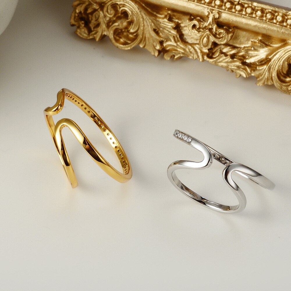 Paved Hoops Earrings Ring E1022 - 1 Piece