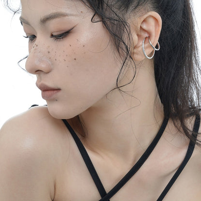 Paved Hoops Ear Cuff E1022 1 Piece