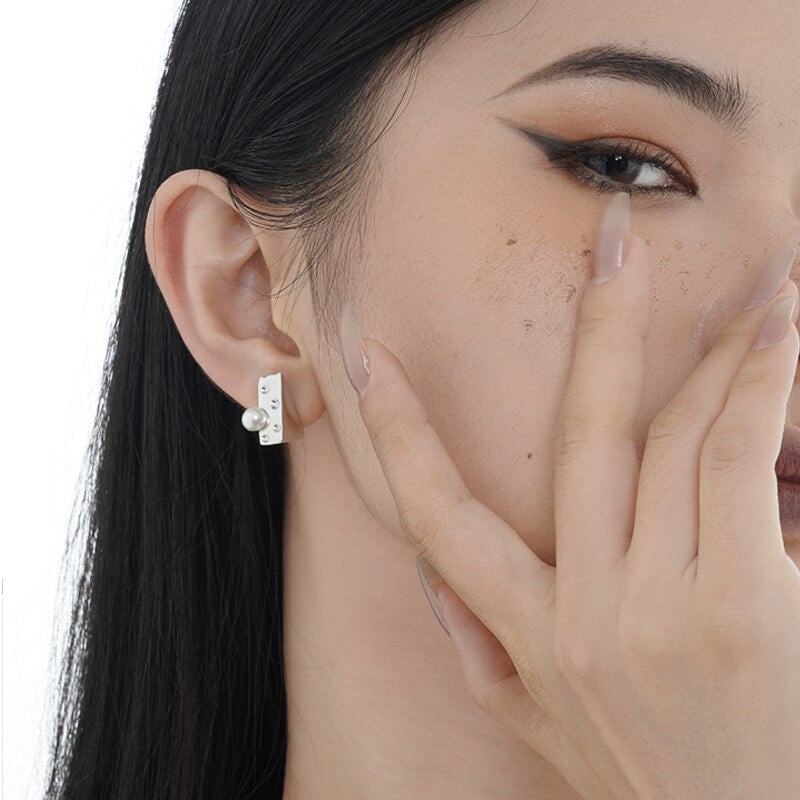 Cheese Slice Piercing Earrings E1034