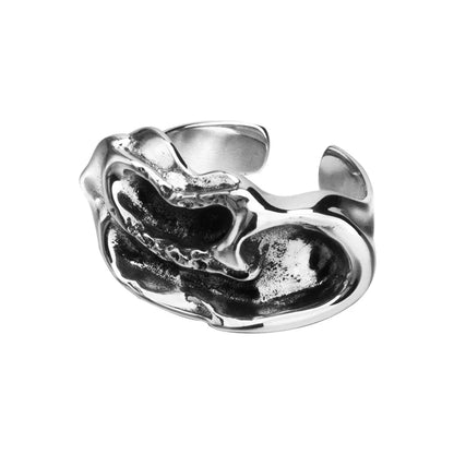 Chunky Irregular Antique Ring R1235