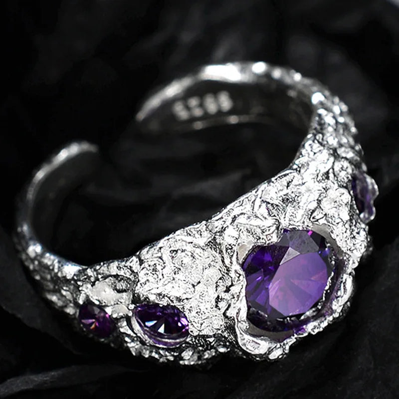 Chunky Alien Texture Ring R1232