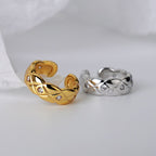 Cross Pattern Thick Earrings E1007 1 Piece