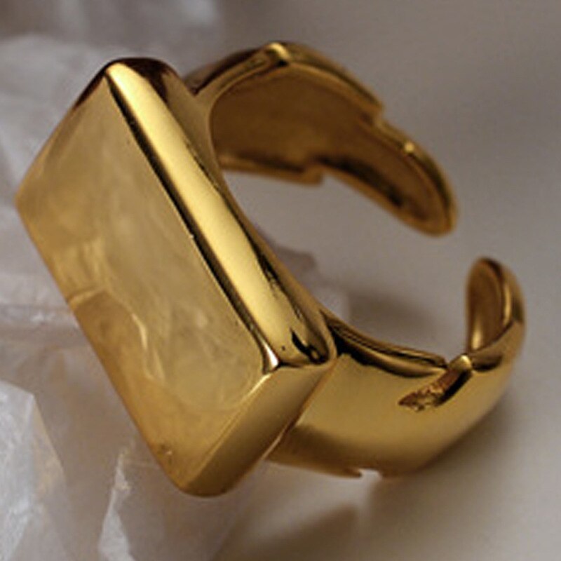 Heavy Thick Signet Ring R1092