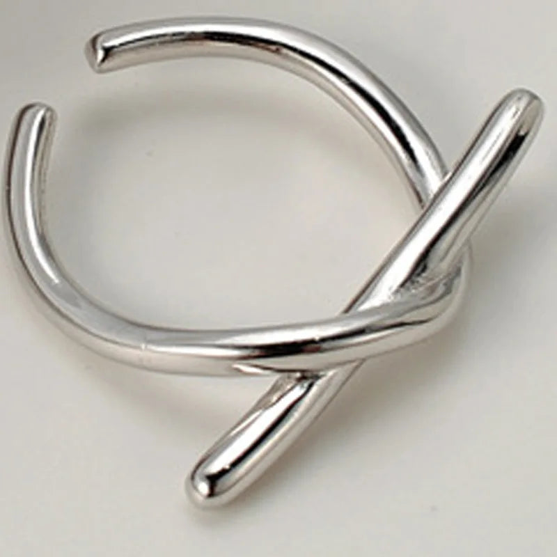 Hoop and Bar Open Ring R1021