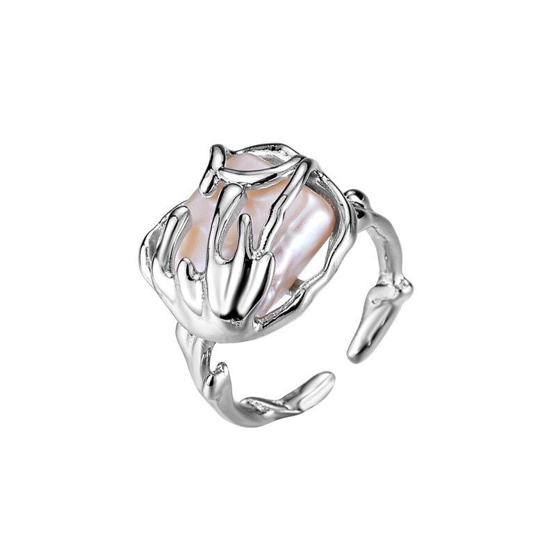 French Chic Baroque Pearl Ring R1226