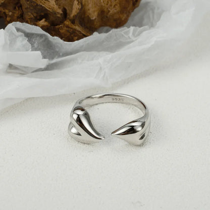 Irregular Huggie Abstract Ring R1145