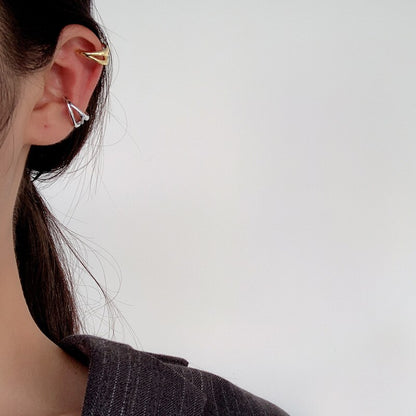 Asymmetrical Abstract Ear Cuffs E1070 1 Piece