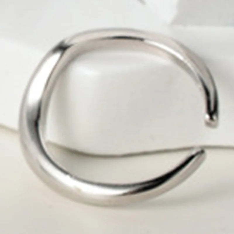Irregular Wavy Band Ring R1143