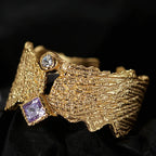 Irregular Wide Open Ring R1229