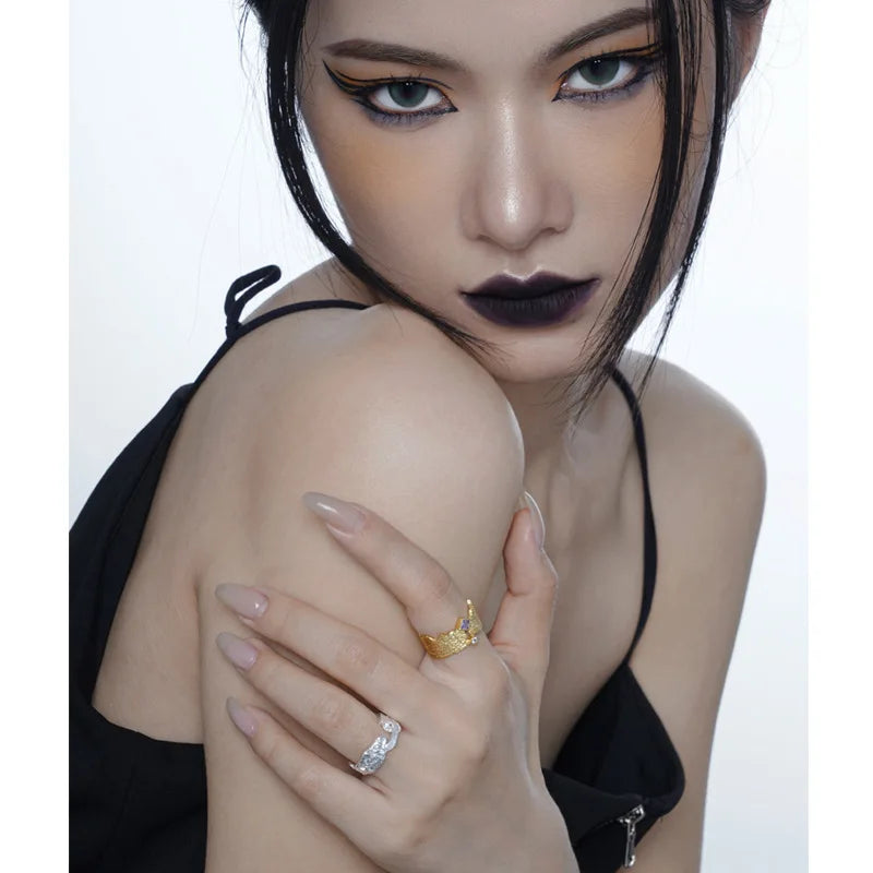 Irregular Wide Open Ring R1229