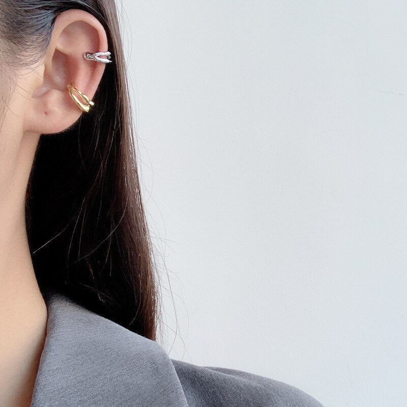 Quirky Geometric Ear Cuffs E1090 1 Piece