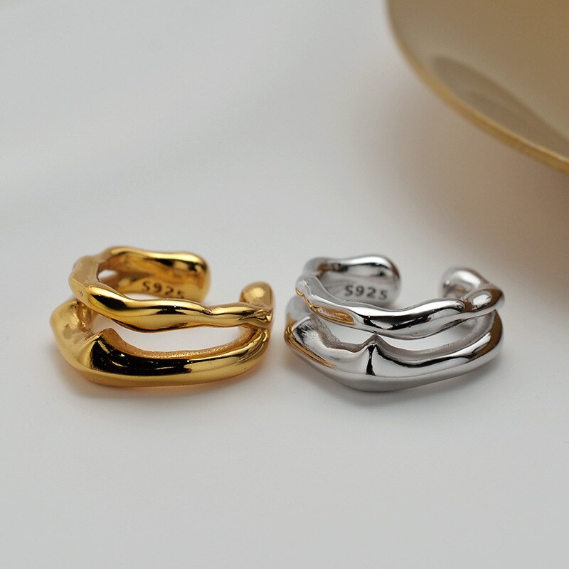 Quirky Geometric Ear Cuffs E1090 1 Piece