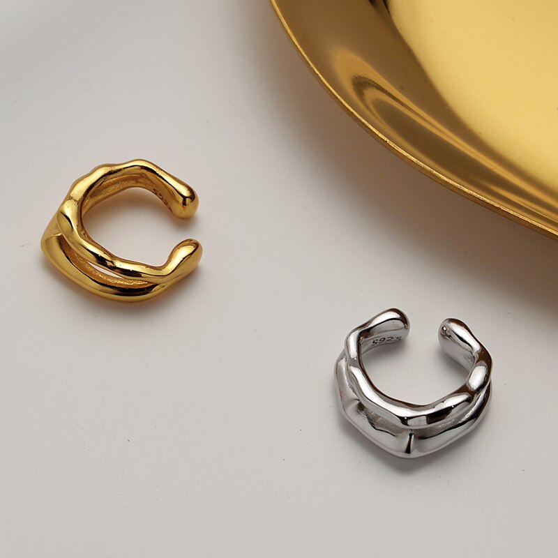 Quirky Geometric Ear Cuffs E1090 1 Piece