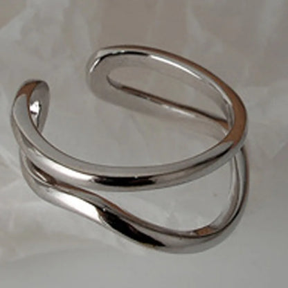 Irregular Wire Abstract Ring R1116