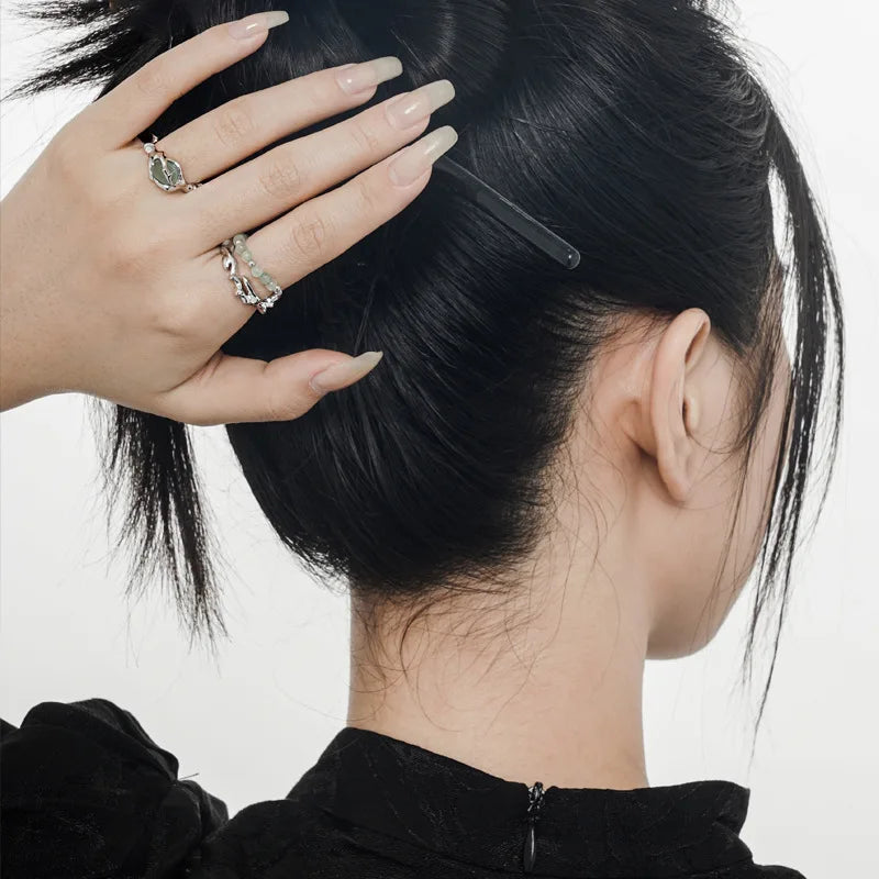 Jade Irregular Party Ring R1187