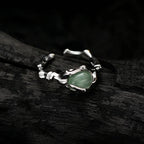 Jade Irregular Party Ring R1187