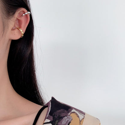 Liquid Facets Thick Ear Cuff E1078 1 Piece