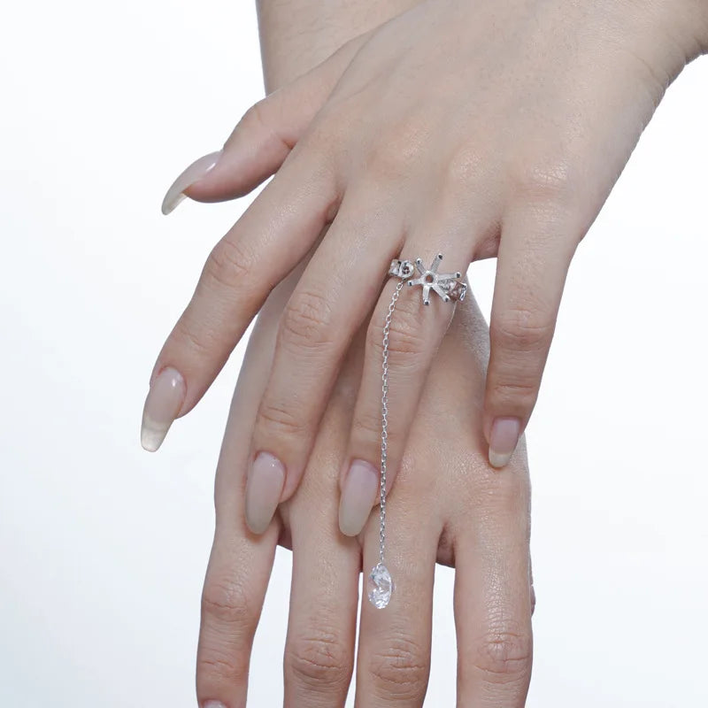 Long Chain CZ Ring R1219