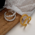 Thick Wire Irregular Ring R125