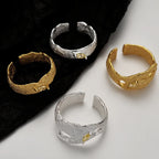 Irregular Pattern CZ Ring R1197