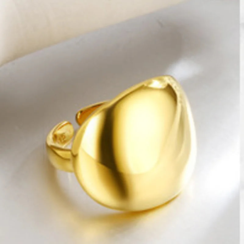 Polished Chunky Minimalist Ring R1018