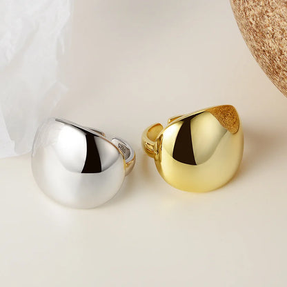 Polished Chunky Minimalist Ring R1018