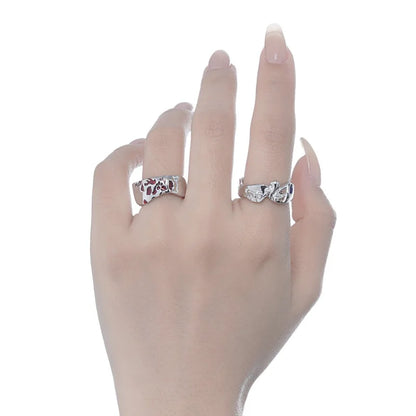 Enamel Irregular Ring R1019