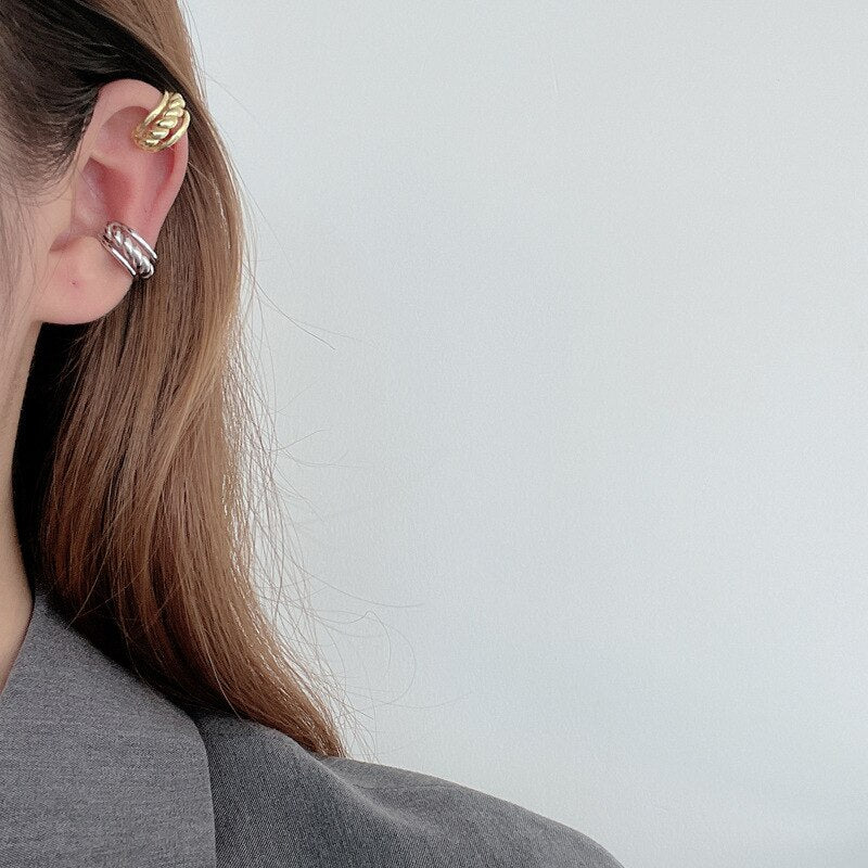 Rope Chain Hoop Earring E1054 1 Piece