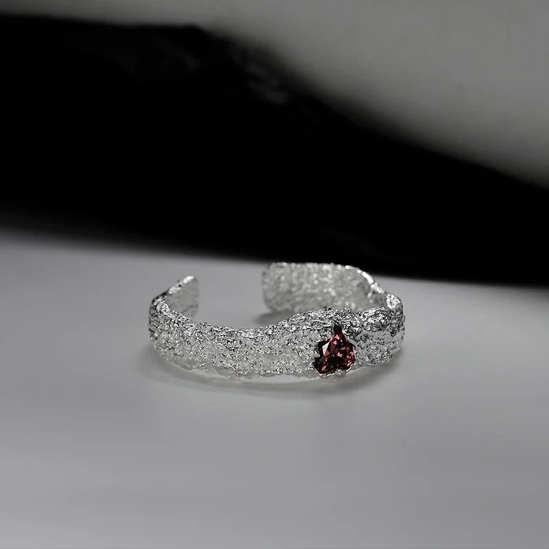 Texture CZ Ring R1273