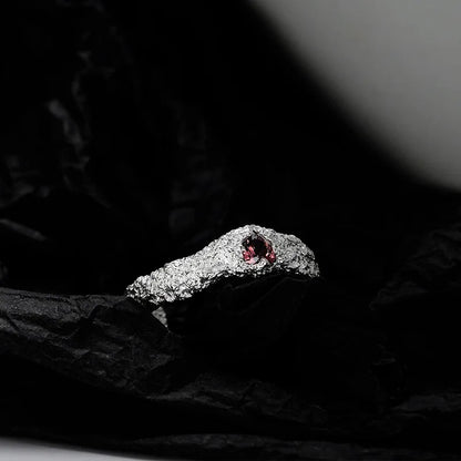 Bague CZ texturée R1273