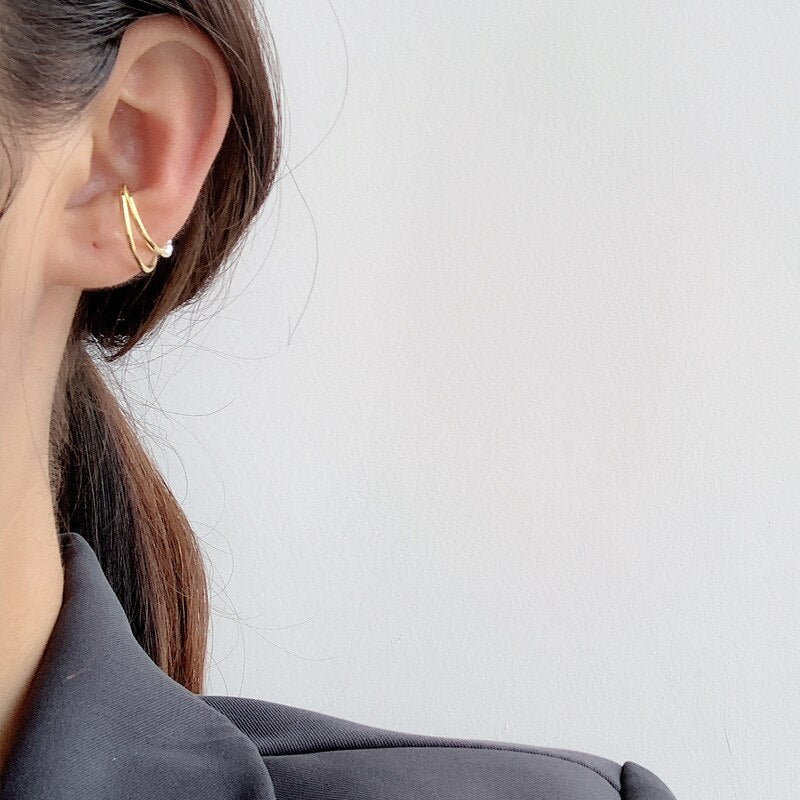 Shell Pearl Wire Earrings E1016 1 Piece