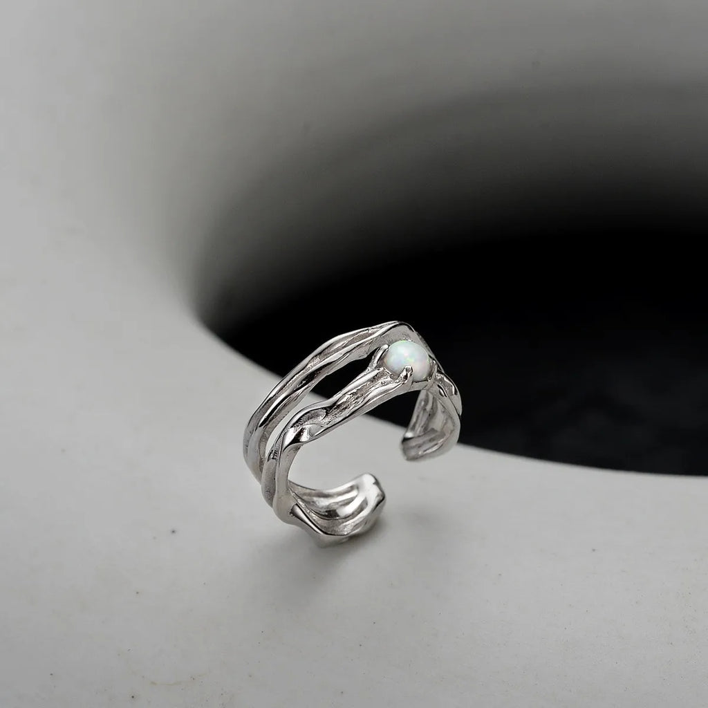 Opal Irregular Ear Cuff E1134, 1 Piece