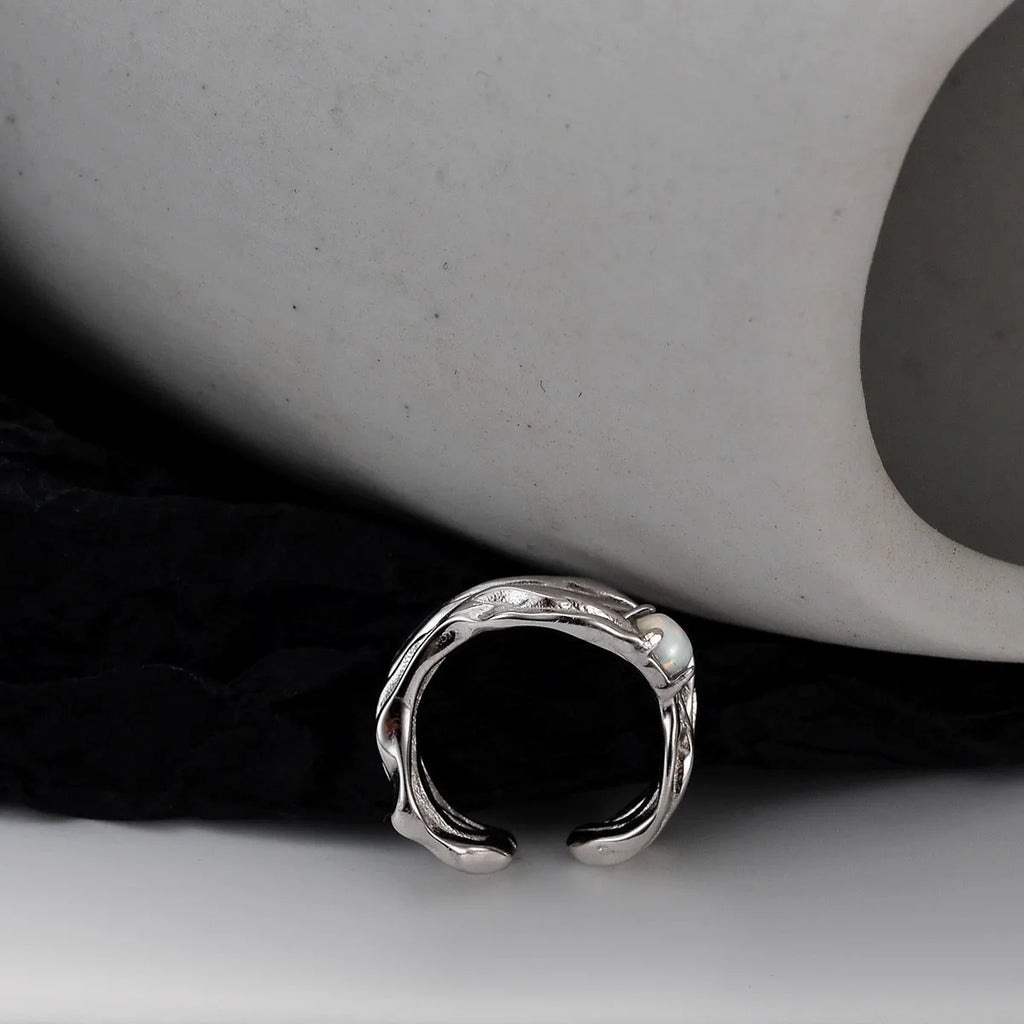 Opal Irregular Ear Cuff E1134, 1 Piece