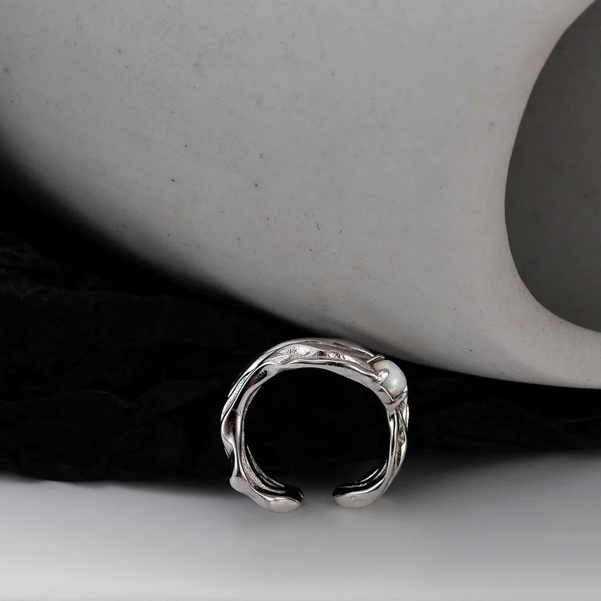 Opal Irregular Ear Cuff E1134, 1 Piece