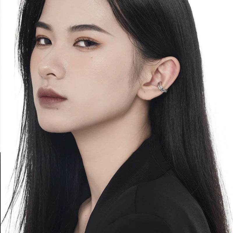 Paved CZ Ear Cuff E1115, 1 Piece