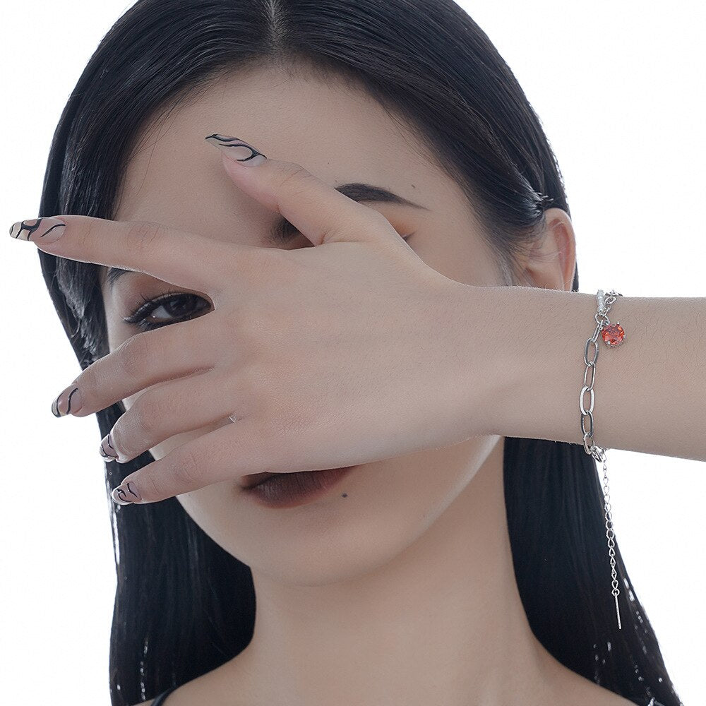 Multi Chained Baroque Pearls Bracelet B1034