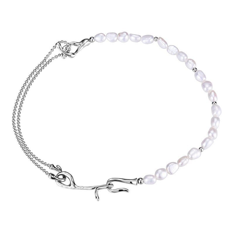 Baroque Pearls Irregular Necklace N1044