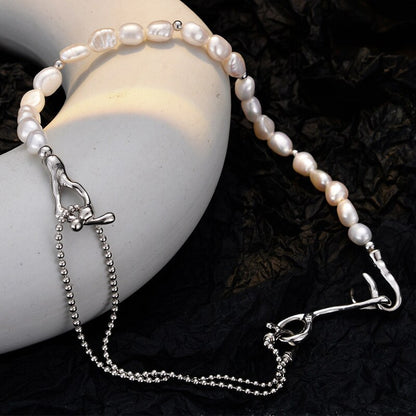 Baroque Pearls Irregular Necklace N1044