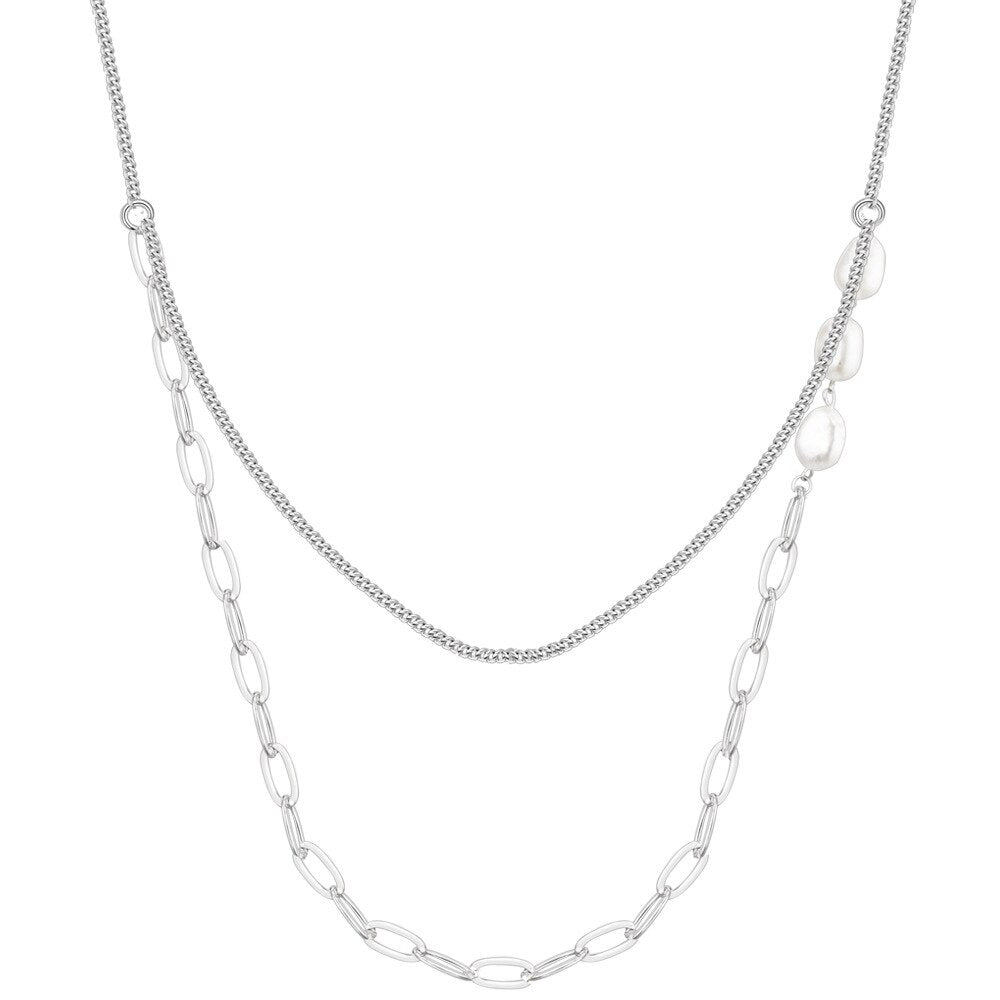 Multi Strand Baroque Pearls Necklace N1010