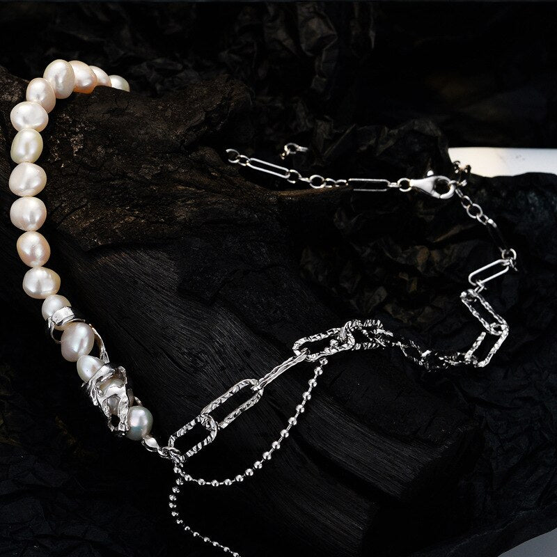 Baroque Pearl Multi Chain Necklace N1042