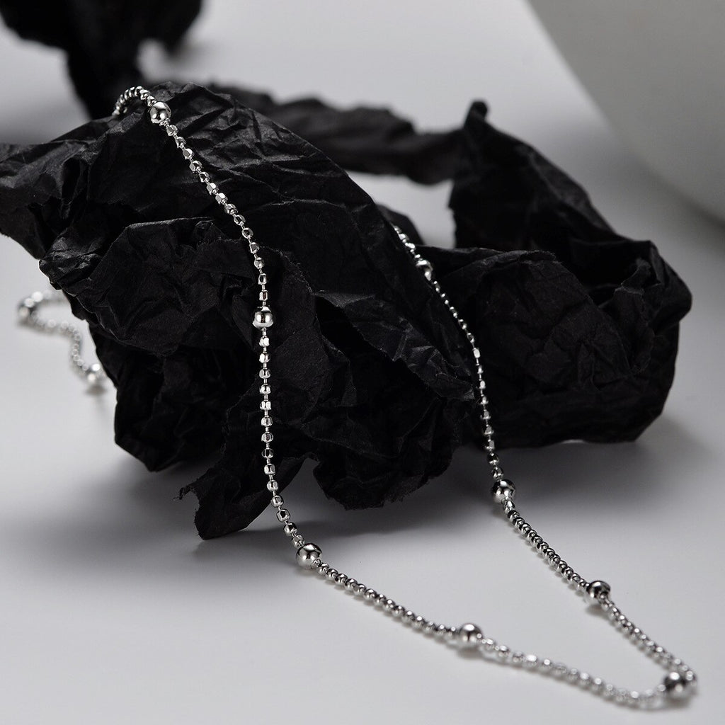 Beaded Ball Chain Necklace N1039