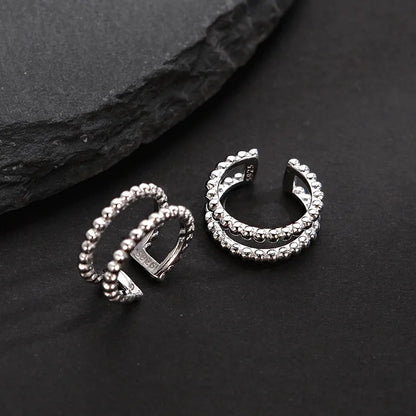 Beaded Wire Clip-on Earring E1102, 1 Piece