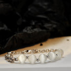 Cat's Eye Drawn Cable Chain Bracelet B1007