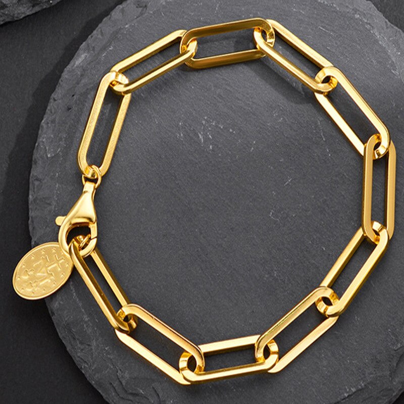 Drawn Chain Bracelet